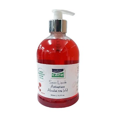 Primcare savon liquide de antiseptique coquilicot 500ml